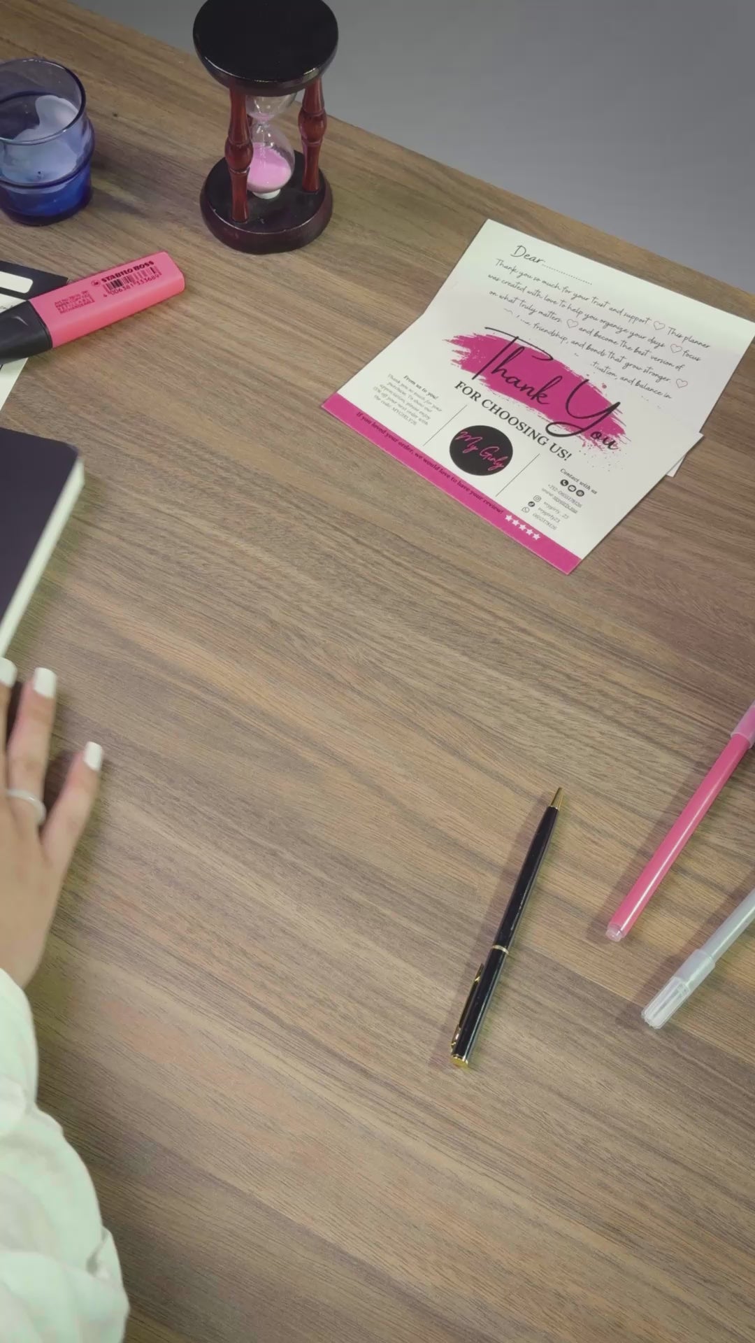 My Girly Business Planner Box – Coffret Organisation & Motivation