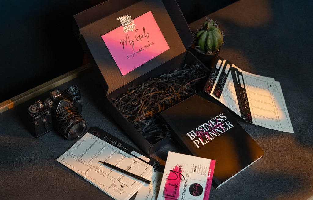 My Girly Business Planner Box – Coffret Organisation & Motivation